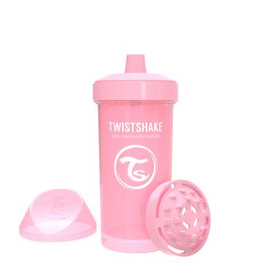 Twistshake® Kid Cup 360ml Pastelno Roza (12+m)